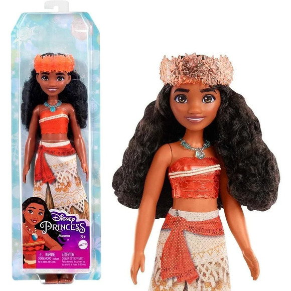 Disney Princess Moana  Fashion Doll Brown Hair, Brown Eyes - Picture 1 of 8